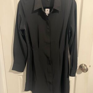Express Charcoal Button-Up Shirt